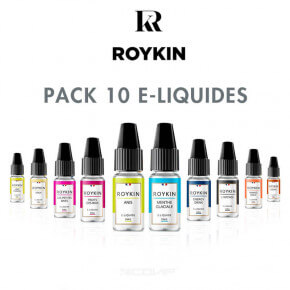 Pack 10 e-liquides Roykin