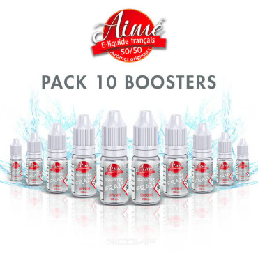 Pack 10 boosters de nicotine frais Aimé 50/50