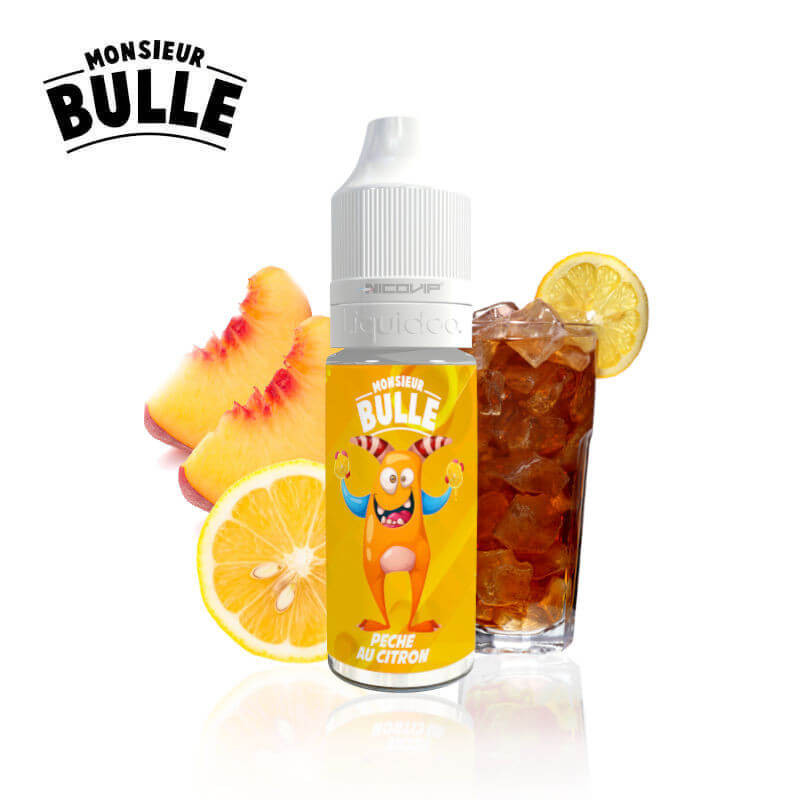 Pêche Citron Monsieur Bulle 10ml