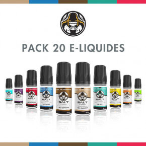 Pack 20 E-liquides Salt E-Vapor