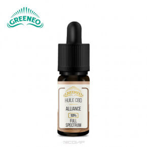 Alliance Huile CBD + CBG Greeneo 10ml - 10%