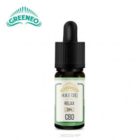 Relax Huile CBD Greeneo 10ml - 20%