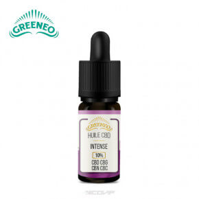 Intense Huile CBD+CBG+CBN+CBC Greeneo 10ml