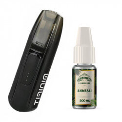 Kit CBD Minifit Justfog + Anmesai Greeneo 10ml