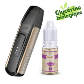 Kit CBD Minifit Justfog + Banana Bread Hype Green CBD 10ml - Bronze