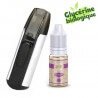 Kit CBD Minifit Justfog + Banana Bread Hype Green CBD 10ml - Silver