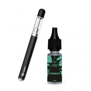 Kit CBD eRoll MAC Joyetech + Amnesia Marie Jeanne 10ml - Noir