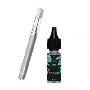 Kit CBD eRoll MAC Joyetech + Amnesia Marie Jeanne 10ml - Silver