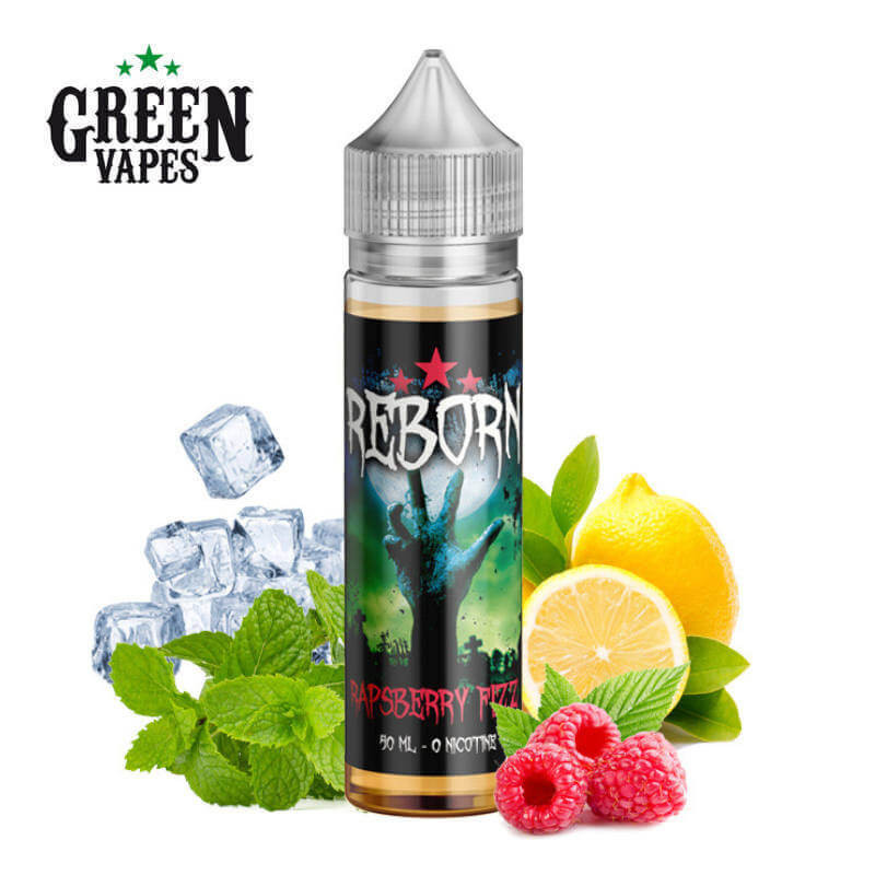 Raspberry Fizz Reborn Green Vapes 50ml