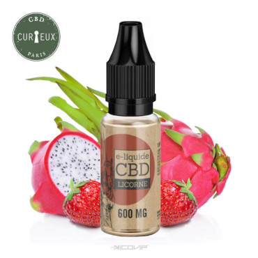 E liquide Licorne CBD Curieux 10ml