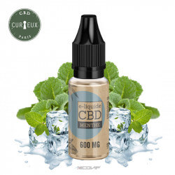 E liquide Menthe CBD Curieux 10ml