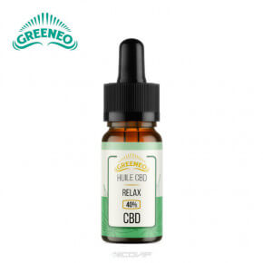 Relax Huile CBD Greeneo 10ml - 40%