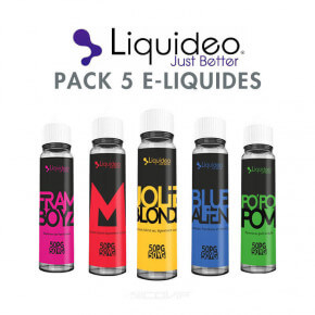 Pack e-liquides Fifty Liquideo 50ml