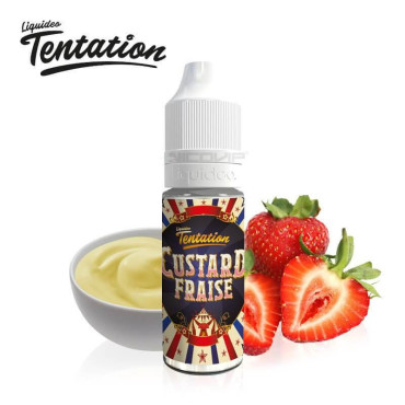 Custard Fraise Tentation Liquideo 10ml