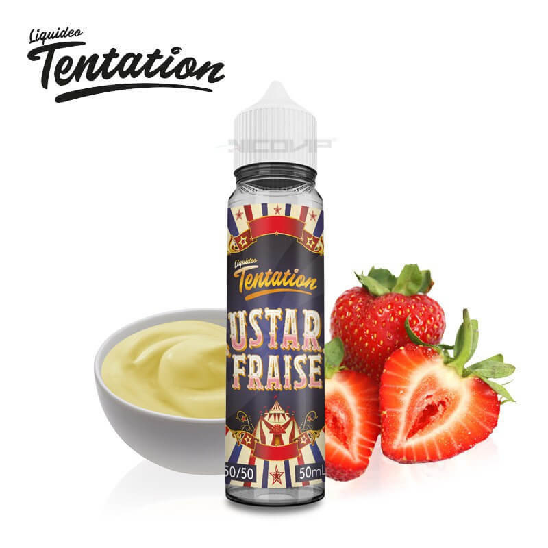 Custard Fraise Tentation Liquideo 50ml