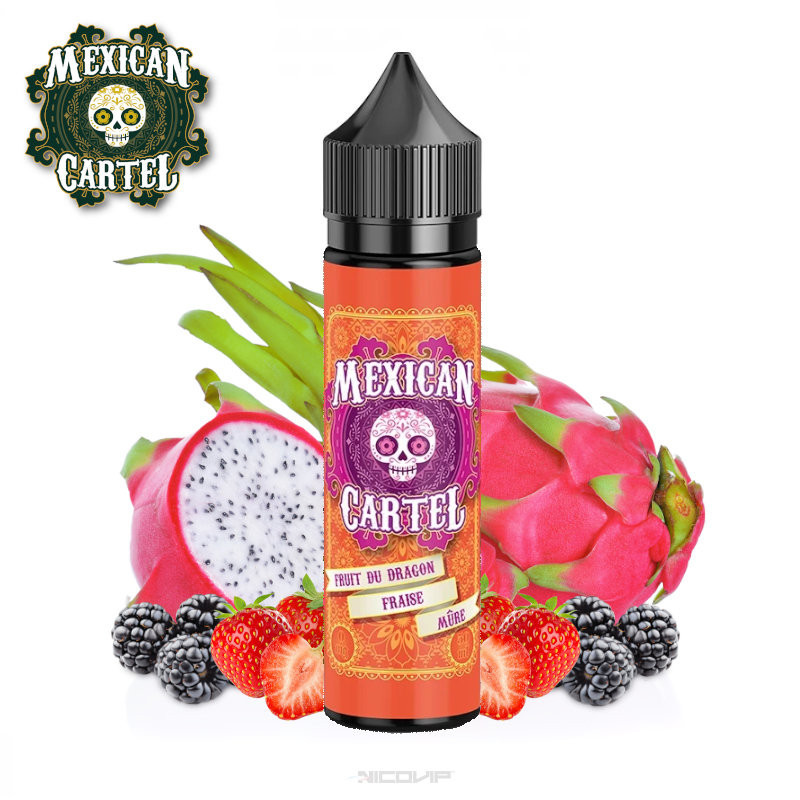 Fruit du Dragon Fraise Mûre Mexican Cartel 50ml