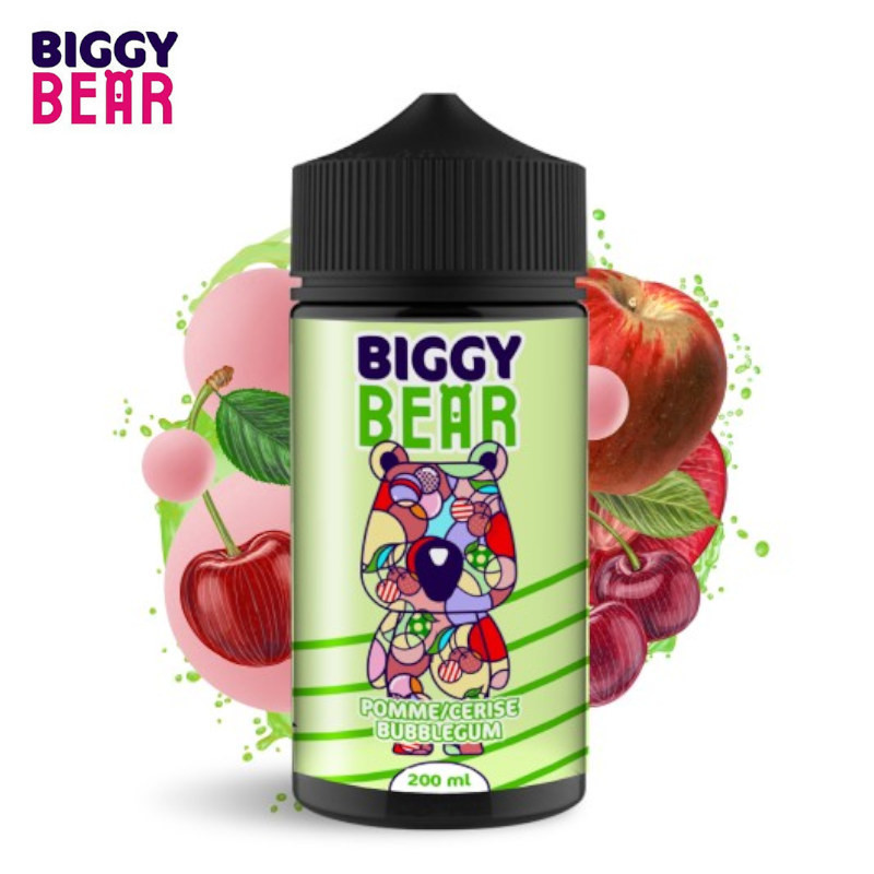 Pomme Cerise Bubble Gum Biggy Bear 200ml