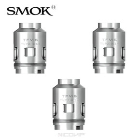 Pack de 3 résistances TFV16 Smok - Triple Mesh 0,15 Ohm