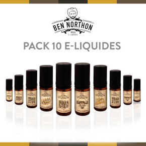 Pack 10 E-liquides Ben Northon