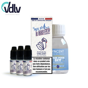 Pack DIY Le Booster Français VDLV 50/50 125ml - 6 mg