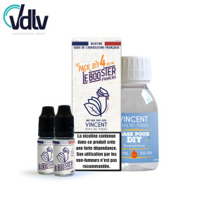 Pack DIY Le Booster Français VDLV 50/50 125ml - 4 mg