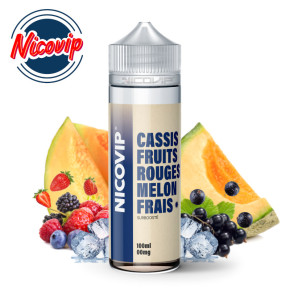 Cassis Fruits Rouges Melon Frais Nicovip 100ml