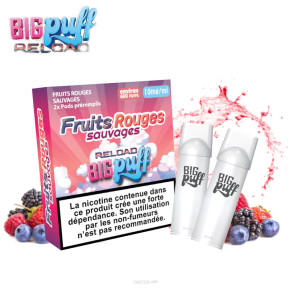 Pack 2 Cartouches Fruits Rouges Sauvages Big Puff Reload