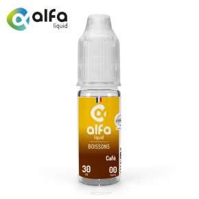 E-liquide Alfaliquid Café 10ml - 16 mg