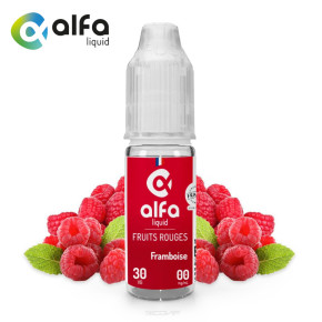 E-liquide Framboise Alfaliquid 10ml - Sans nicotine