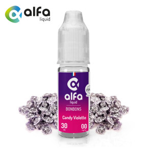 E-liquide Candy Violette Alfaliquid 10ml - Sans nicotine