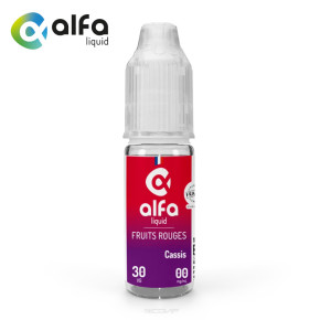 E-liquide Cassis Alfaliquid 10ml - 12 mg