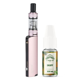 Kit CBD Q16 Pro Justfog + Skuff Greeneo 10ml - Rose