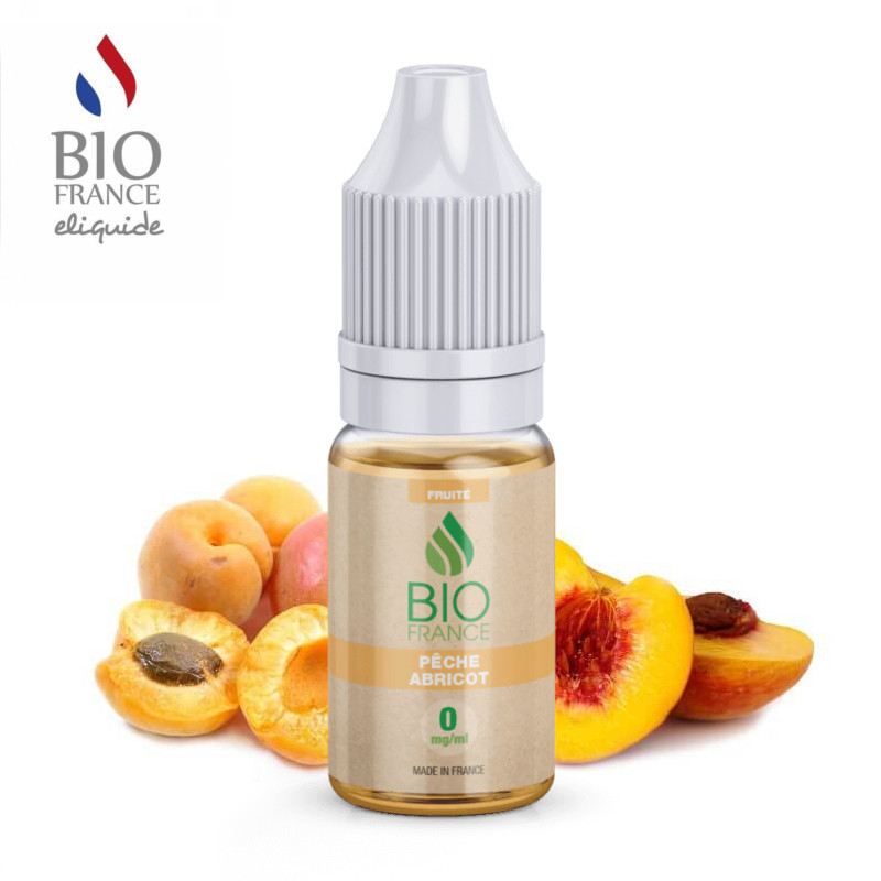 Pêche Abricot Bio France E-liquide 10ml