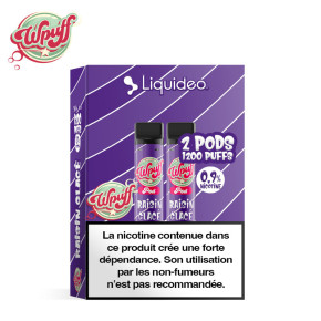 2 Pods Raisin Glacé Wpuff 2.0 Liquideo