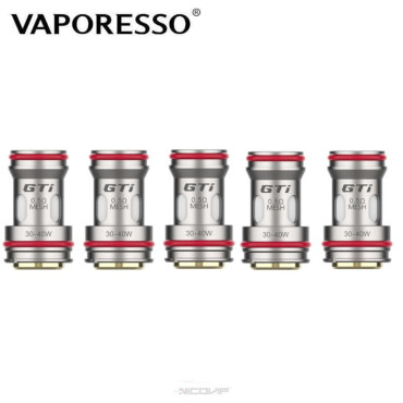 5 Résistances GTi Mesh Vaporesso - 0.5 Ohm