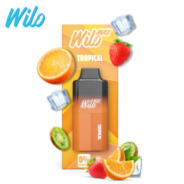 1 Batterie + Pod + Fiole Tropical Wilo Max 12ml