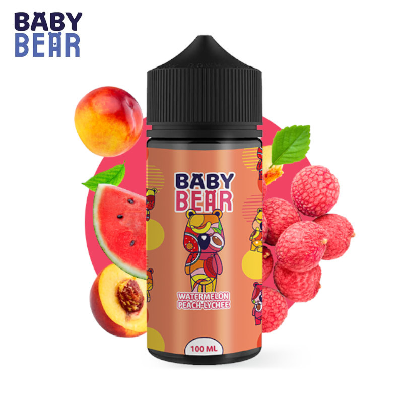 Watermelon Peach Lychee Baby Bear Biggy Bear 100ml