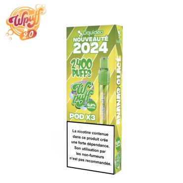 Kit Puff + 3 Pods Ananas Glacé Wpuff 2.0 Liquideo