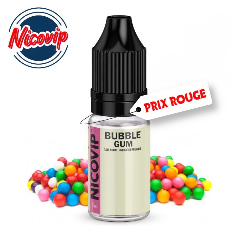 Promo E-liquide Bubble Gum Nicovip 10ml