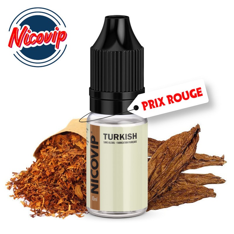 Prix Rouge e-liquide Turkish Nicovip 10ml