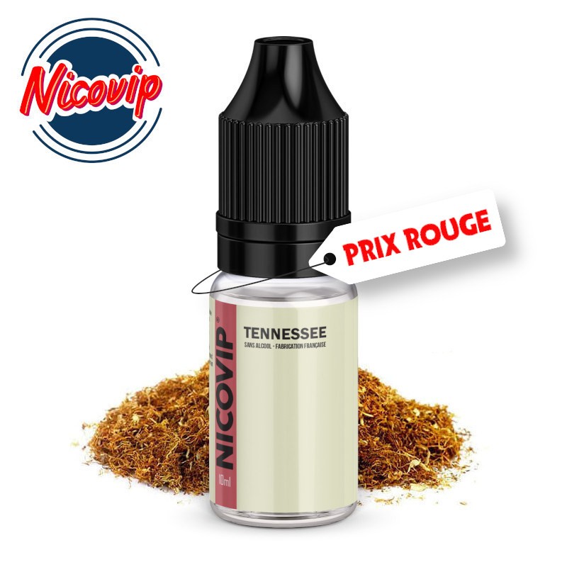 Prix Rouge e-liquide Tennessee Nicovip 10ml