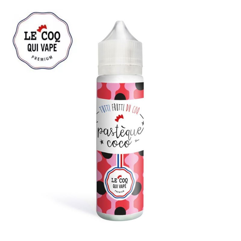 Pastèque Coco Le Coq Qui Vape 50ml avec nicotine