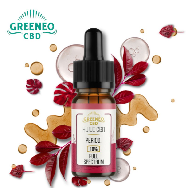 Huile CBD Period Greeneo 10ml