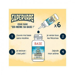 Pack Basebooster 20/80 SuperVape 200 ml