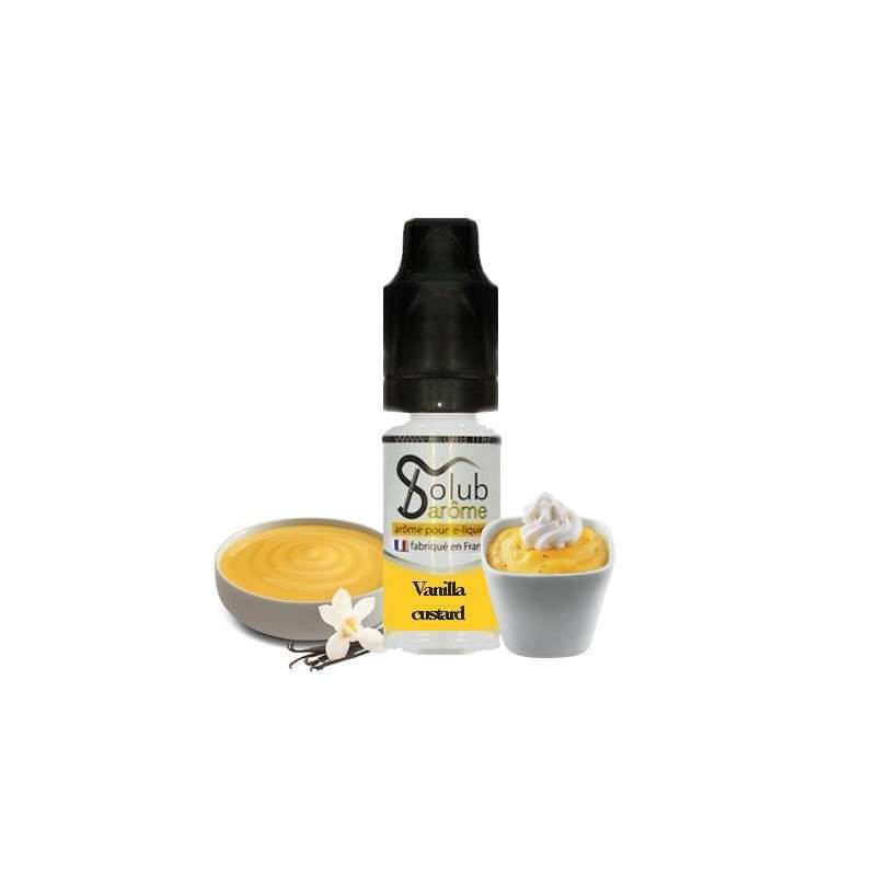 Arôme Vanilla Custard de Solubarome 10ml