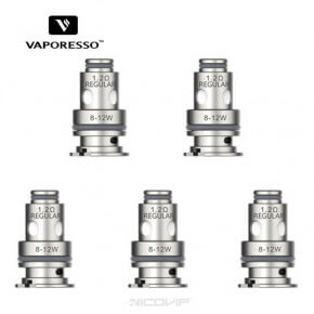 Pack de 5 résistances GTX Vaporesso - GTX Regular 1.2 ohm