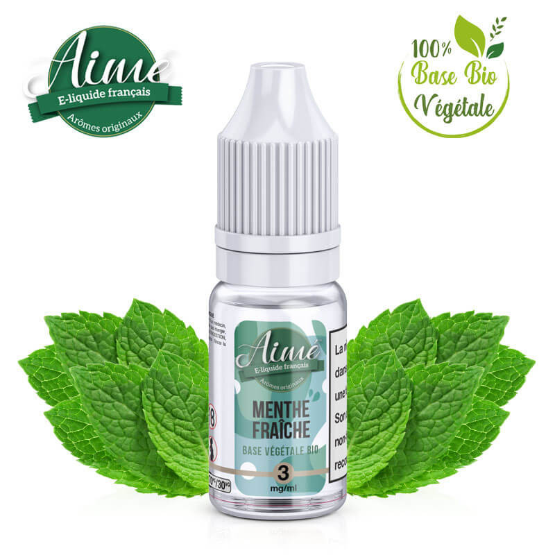 E-liquide Bio Menthe Fraîche Aimé 10ml