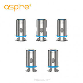 Pack 5 résistances BP Coil Aspire - BP 0,3 ohm