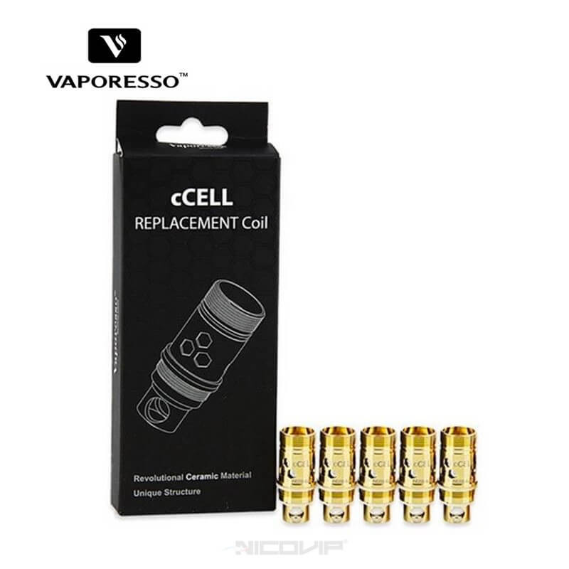 Pack 5 résistances CCELL 0,6 ohm Vaporesso