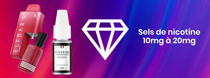 E-liquide au sel de nicotine